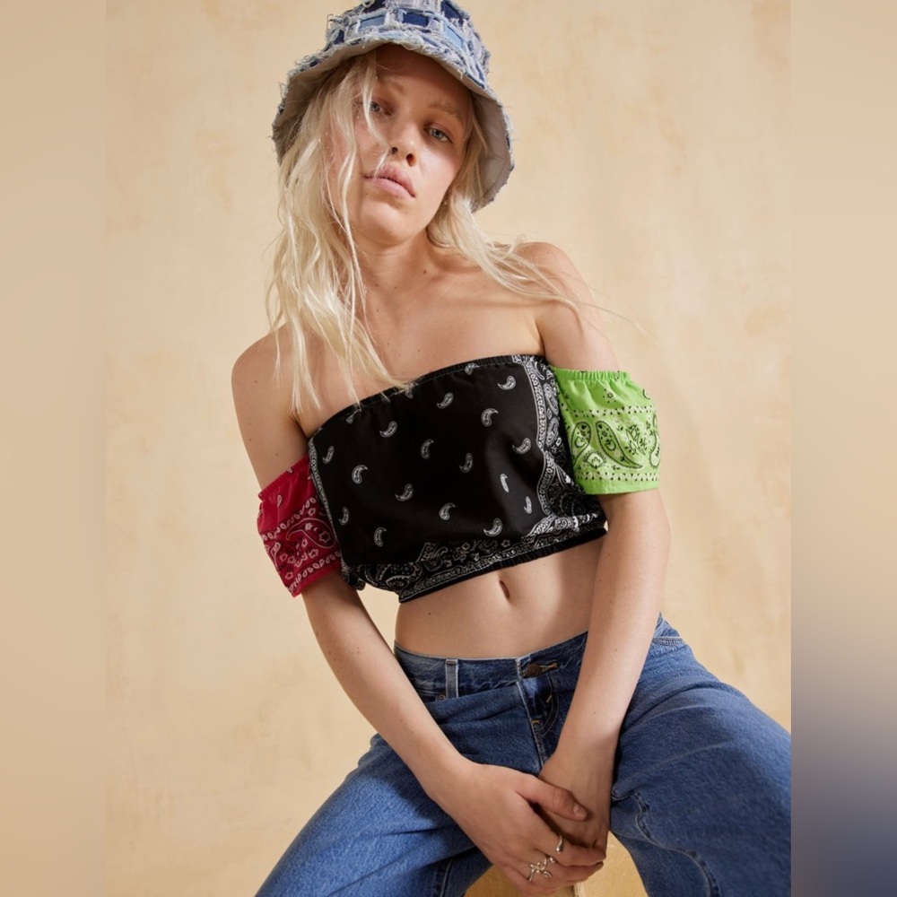Urban Renewal Bandana Crop Top